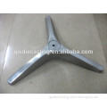 Aluminum die triangle bottom base for chair